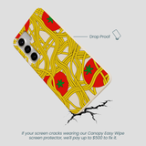 Seashell Spaghetti Splash Samsung Galaxy S25+(Plus) Case