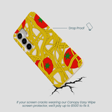 Seashell Spaghetti Splash Samsung Galaxy S25 Case