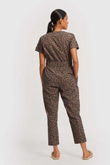 Spotted Overlap Jumpsuit