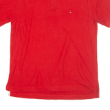 TOMMY HILFIGER Mens Polo Shirt Red L