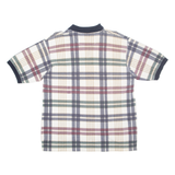 MICKEY & CO Mickey Mouse Mens Polo Shirt Blue Check M