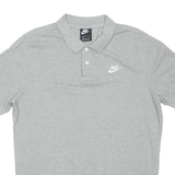 NIKE Mens Polo Shirt Grey L
