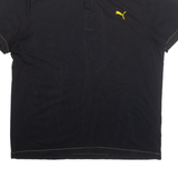 PUMA Mens Polo Shirt Black XL