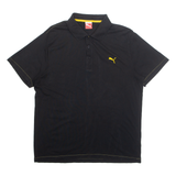 PUMA Mens Polo Shirt Black XL