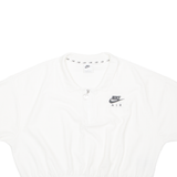 NIKE AIR Cropped Womens Polo Shirt White XL