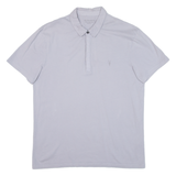 ALL SAINTS Mens Polo Shirt Grey M