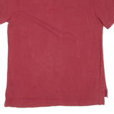 TOMMY HILFIGER Mens Polo Shirt Red M