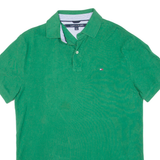 TOMMY HILFIGER Mens Polo Shirt Green M