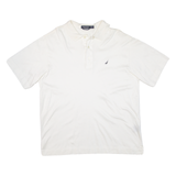 NAUTICA Mens Polo Shirt White L