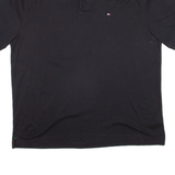 TOMMY HILFIGER Mens Polo Shirt Black XL