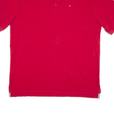 TOMMY HILFIGER Mens Polo Shirt Red 2XL