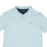 NAUTICA Tall Mens Polo Shirt Blue L