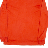 POLO RALPH LAUREN Mens Polo Shirt Orange Long Sleeve M