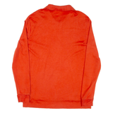 POLO RALPH LAUREN Mens Polo Shirt Orange Long Sleeve M