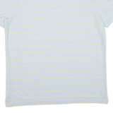 NAUTICA Mens Polo Shirt Blue Striped L