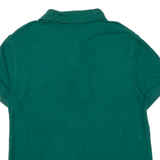 TOMMY HILFIGER Mens Polo Shirt Green Striped L