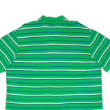 CHAPS Mens Polo Shirt Green Striped 2XL