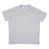 CARHARTT Relaxed Fit Mens Polo Shirt Grey XL