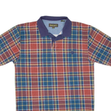 TIMBERLAND Mens Polo Shirt Red Check M