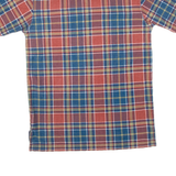 TIMBERLAND Mens Polo Shirt Red Check M