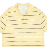 NAUTICA Mens Polo Shirt Yellow Striped XL