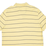 NAUTICA Mens Polo Shirt Yellow Striped XL