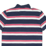 TOMMY HILFIGER Mens Polo Shirt Blue Striped M