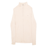 TOMMY HILFIGER Womens Jumper Beige Tight Knit M