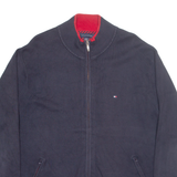 TOMMY HILFIGER Mens Jumper Black Tight Knit XL