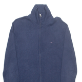 TOMMY HILFIGER Mens Jumper Blue Tight Knit L