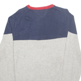 TOMMY HILFIGER Mens Jumper Grey Tight Knit M