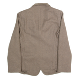 MAX MARA Womens Blazer Jacket Beige Wool UK 12