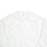 ADIDAS Towelling Lined Womens Shell Jacket White L