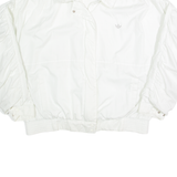 ADIDAS Towelling Lined Womens Shell Jacket White L
