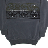HS Fleece Mens Pullover Jacket Grey 90s L