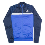 ADIDAS Mens Track Jacket Blue S