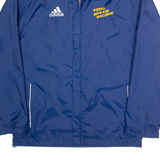 ADIDAS Workwear Mens Windbreaker Jacket Blue S