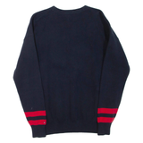 TOMMY HILFIGER Mens Jumper Blue Tight Knit M
