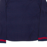 DKNY Mens Jumper Blue V-Neck Tight Knit M