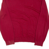 NAUTICA Mens Jumper Red Tight Knit XL