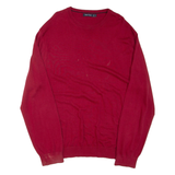 NAUTICA Mens Jumper Red Tight Knit XL