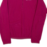 BERGHAUS Womens Fleece Purple 1/4 Zip UK 10
