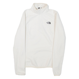 THE NORTH FACE Womens Fleece White 1/4 Zip XS