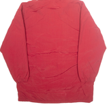 J CREW Mens Rain Coat Red Nylon Hooded S
