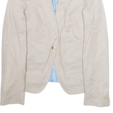 FACONNABLE Womens Blazer Jacket Beige M