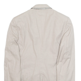FACONNABLE Womens Blazer Jacket Beige M