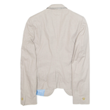 FACONNABLE Womens Blazer Jacket Beige M