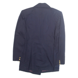 RENEW MAY Womens Blazer Jacket Blue M