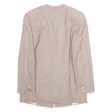 WOLLIEO Womens Blazer Jacket Beige L