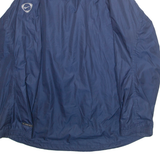 NIKE Mesh Lined Mens Track Jacket Blue Nylon L